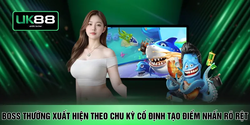 Boss thường xuất hiện theo chu kỳ cố định tạo điểm nhấn rõ rệt