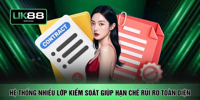 Hệ thống nhiều lớp kiểm soát giúp hạn chế rủi ro toàn diện