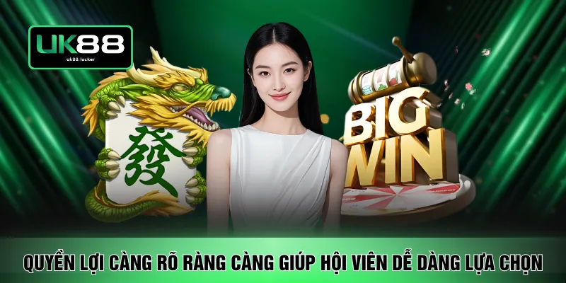 Quyền lợi càng rõ ràng càng giúp hội viên dễ dàng lựa chọn