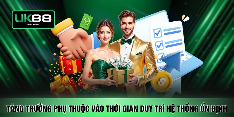 Tăng trưởng phụ thuộc vào thời gian duy trì hệ thống ổn định