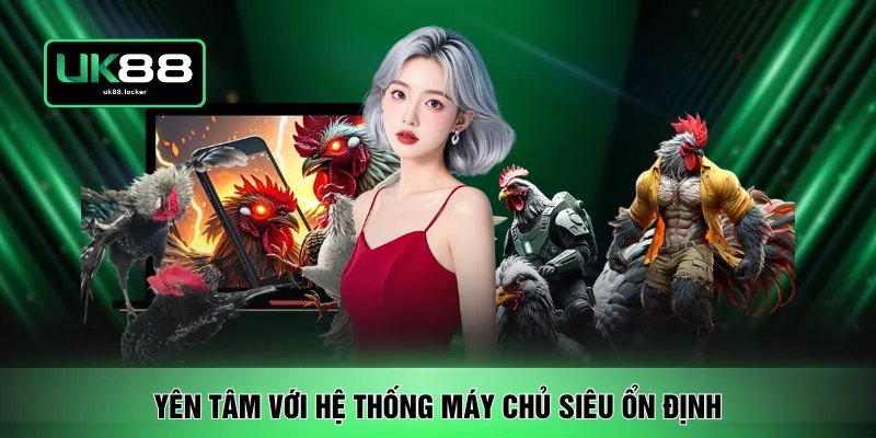 Yên tâm với hệ thống máy chủ siêu ổn định